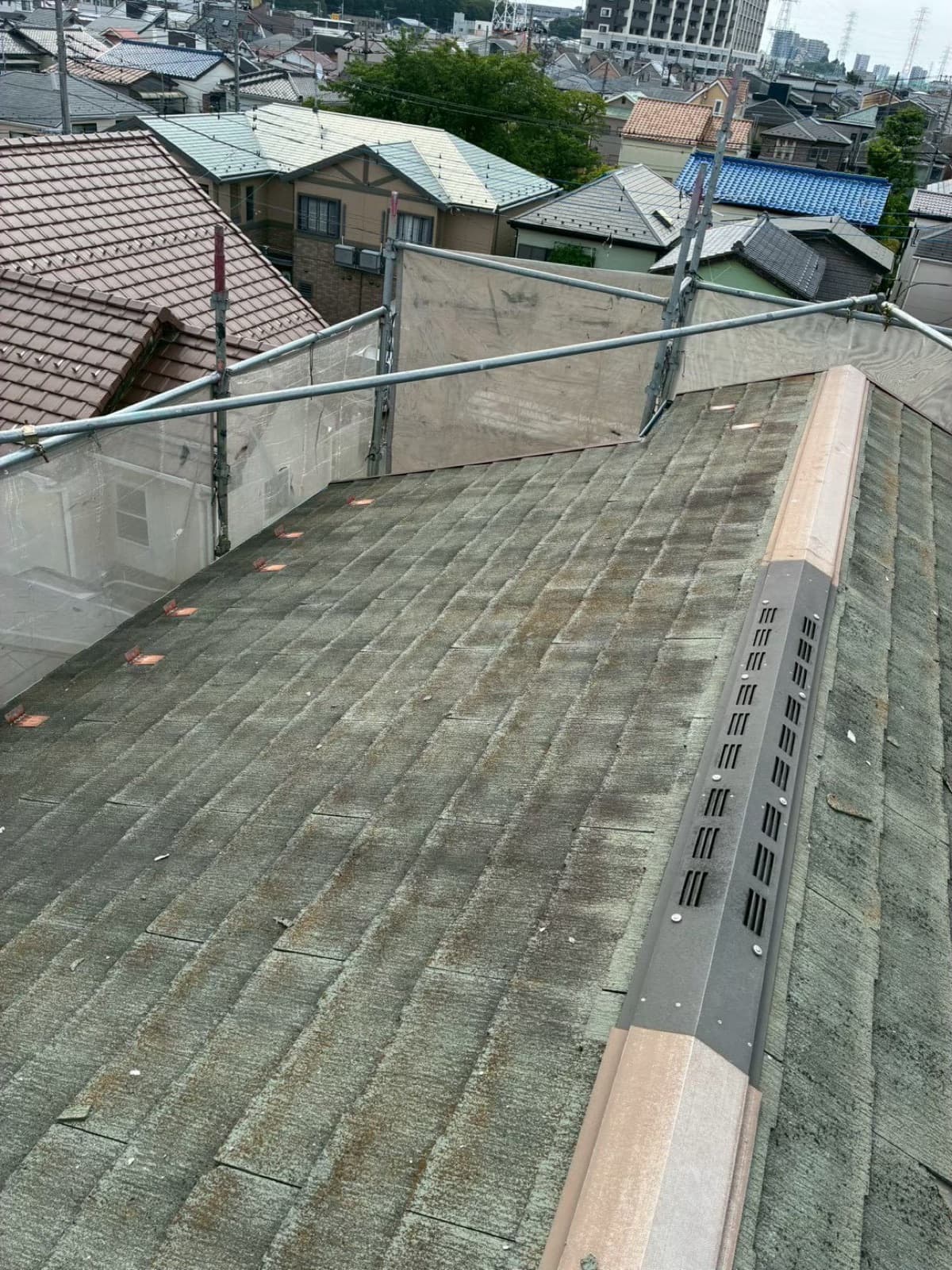 野田市 Y様邸　屋根カバー工事（施工前）